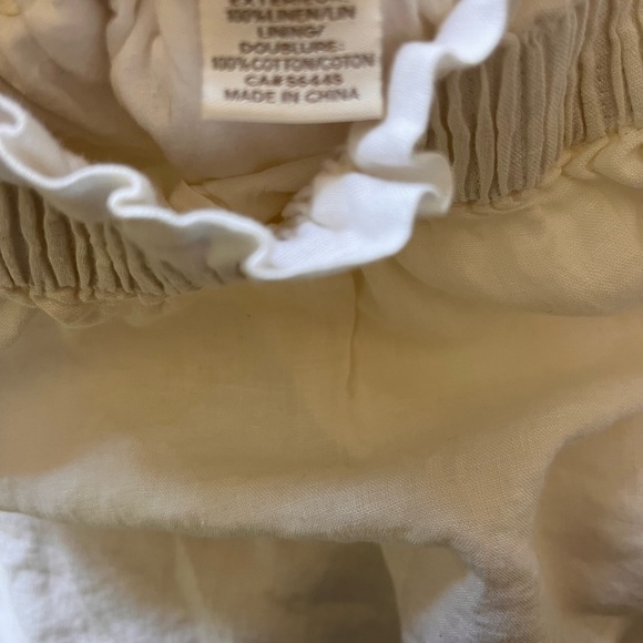 J. Crew 100% linen white mini skirt size 4 - Picture 3 of 6